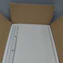 Lerliuo Under Desk Printer Stand, 2-Tier Industrial Mobile Printer Table with Storage Shelf and Steel Frame, Rolling Printer Cart Holder with Lockable Wheels for Home, Office (White)