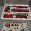 Train Set, Train Toy with Remote Control, Toy Train Set Under The Christmas Tree with Sounds, Lights and Smoke, Easter Gifts for Toddler 3 4 5 6 7 8 Years