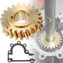 Ohoho 51405MA Brass Worm Gear Compatible with Craftsman 2 Stage Snowblowers 204167 536886540 601002109 536886180 8 Hp 536886110 22" 107889650