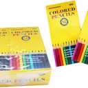 SKKSTATIONERY 144Pcs Colored Pencils, Pre-sharpened, coloring pencils for adults kids Bulk Back to School Supplies For Teachers 12 Colors, 12pcs/box, Total: 144Pcs.