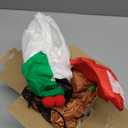 OurWarm 6FT Christmas Inflatable Outdoor Decoration, Christmas Blow Up Yard Decorations with LEDs, Gingerbread Inflatable with Gift Box and Candy Cane for Indoor Outdoor Lawn Garden Xmas Decorations