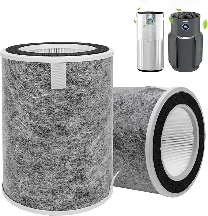 HP201 HP202 True HEPA Replacement Filter for Shark Air Purifier MAX
HP200 HP201 HP302 HP301 HP202 HP232 HC502 AP1000, 2 Pack 3-in-1 H13 True HEPA Filter, Part # HE2FKBAS, HE2FKBASMB