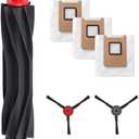 1 Main Brush 2 Side Brushes 3 Dust Bags Robot Vacuum Replacement Parts Fit For 3-in-1 E20 Vacuum Robot Cleaner Replacement Accessories Kit