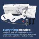 LUXE Bidet NEO 180 - Dual Nozzle, Self-Cleaning, Non-Electric Bidet Attachment for Toilet Seat, Adjustable Water Pressure, Rear & Feminine Wash, with Lever Control (White)