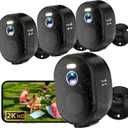 Rraycom 4Pack 5G&2.4G Security Cameras Wireless Outdoor - 2K Camera for Home Security AI Motion Detection WiFi Surveillance Indoor Camera, Color Night Vision, 2-Way Audio, Waterproof, Cloud/SD