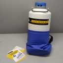 CGOLDENWALL 6L Cryogenic Container Liquid Nitrogen LN2 Tank Dewar Liquid nitrogen dewar Aluminum Alloy with 6 Canisters and Carry Bag