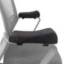 Office Chair Armrest Covers, Set of 2 Comfortable Armrest Elbow Pillow (2 Black Armrest Pillow)
