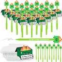 Spakon 20 Sets Employee Appreciation Gifts Bulk Funny Pens Inspirational Cards Small Thank You Valentines Gifts for Staff Team Teachers Adults Office Coworker(Dumpster Fire)