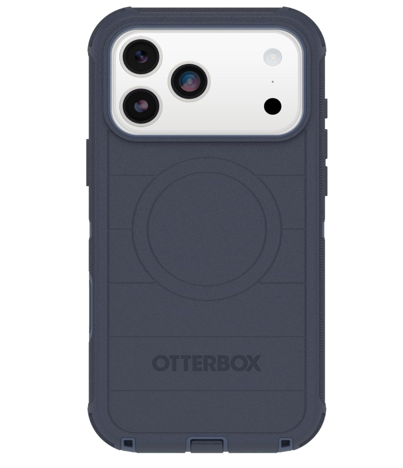 OtterBox iPhone 17 Pro Max Defender Pro Series Case - Blue Sentiment - Tough, Rugged & Durable iPhone Case, Snaps on MagSafe