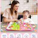 Gojmzo Busy Board Montessori Toys for Toddler Girl Birthday Gifts, Busy Book Sensory Toys for Toddlers, Learning Educational Toddler Travel Activities