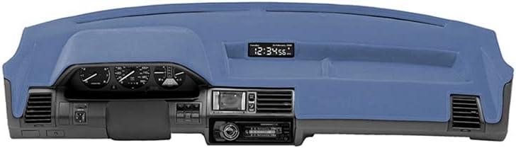Coverking Dash Cover Mat Pad Custom Designed for Select Ford Edge Dashboards: Velour Material, Medium Blue