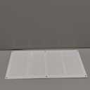 16" x 8" Inch Steel Return Air Grilles - Sidewall and Ceiling - Air Vent Cover - HVAC - with Insect Protection Screen (16" x 8", White)