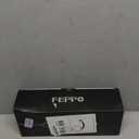 FEPPO Travel Steamer for Clothes, 110-240V Dual Voltage Portable Steamer & Iron 2 in 1, Fast Heat Up, 1100W Powerful Garment Steamer, Large Ceramic Heat Panel for Home & Global & Europe Traveling (Black-Gold)