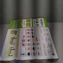 3 in 1 Kids Activity Table, Kids Play Table Set with 42 Blocks, Building Blocks Kit Compatible with Mega Blocks and Lego Duplo, Foldable Activity Desk, Play Board, and Toy Storage for Toddlers