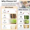 Handcrafted Kurotake Shin Chasen Matcha Whisk (1-Piece), Matcha Wisk for Ceremonial Grade Matcha Powder, Dark Bamboo Whisk, Artisan Made Ceremonial-Grade Macha Whisks