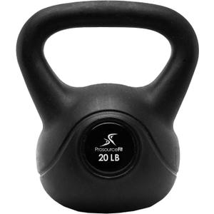 ProsourceFit Vinyl Plastic Kettlebell, 20 lb