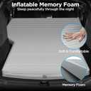 Uireefly Tesla Model Y Mattress Bed Mattress for Tesla Model Y 20202025 Inflatable Camping Mattress with Air Pump Grey