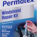 Permatex 09103 Automotive Windshield Repair Kit For Chipped And Cracked Windshields. Permanent Air-Tight Repairs, With Repair Syringe & Plunger, 9-Piece Kit