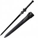Sword Valley SAO Konno Yuuki Zekken Sword - 106 cm/41.73" - Blade Carving Rune Symbols - Carbon Steel Blade - Hand Forged with Exquisite Details - Cosplay Prop Anime Sword