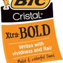 BIC Cristal Xtra Bold Ballpoint Pens, Bold Point (1.6mm) For Vivid And Dramatic Lines, Black Ink, 24-Count Pack, Perfect Ink Pens