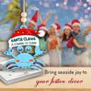 2025 Crab Ornaments for Christmas Tree, Unique Gifts for Friend Neighbor Coworker, Funny Animal Lover Gifts for Men Women, Wood Sea Animal Christmas Ornaments as Crab Decorations