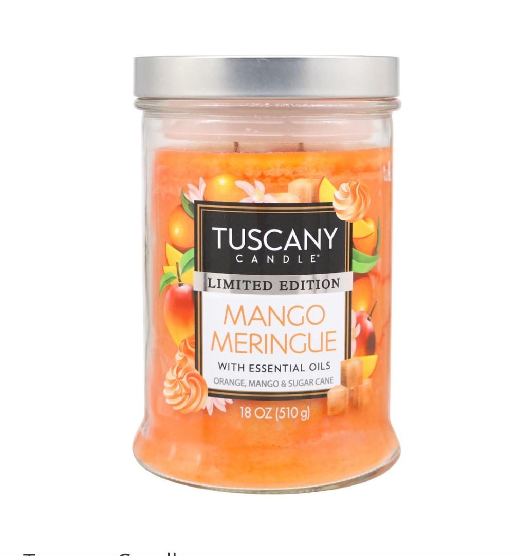 Tuscany Candle Mango Meringue Scented Limited Edition Candle