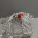 mDesign Plastic Spice/Food Kitchen Expandable Cabinet Shelf Organizer, 3 Tier Storage, Compact Caddy Rack for Cupboards, Refrigerator Holds Spices/Herb Bottles - Lumiere Collection - 2 Pack - Clear