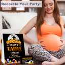 3 x Halloween Diaper Raffle Game Sign And Tickets, Happy Halloween Baby Shower Invitations Game Sets Decorations Celebrated The Upcoming Baby's Arrival, 1 Standing Card With 50 Raffle Tickets -A04