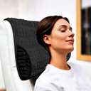 Memory Foam Headrest Pillow for Neck Pain Relief & Cervical Support - Ergonomic Neck Cushion for Office Chair, Car, Recliner, Sofa - Breathable & Pressure Relief (Black, 17" W x 2.7" D)