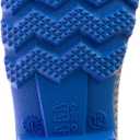 Kamik Stomp Rain Boot for Kids - Waterproof and Warm Felt Footbed Designed for Rainy Day Adventures, Charcoal/Blue - 5 Toddler