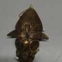 Vintage-Inspired Art Deco Animal Head Wall Sculpture, Brass-Toned Resin Wall Decor for Living Room Bedroom Office, Unique Small-Sized 3D Wall Art, Retro Home Gift & Abstract Wall Hanging Decorations(Rabit)