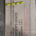 King Platform Bed Brown, N701P318347D