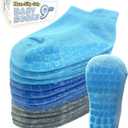 Simply Kids Baby Non-Slip Ankle Socks (9 Pairs)  Superior Grip, Soft Cotton, for Active Toddler Girls & Boys (Ages 0-7) (1-3T)