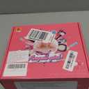 Everideals 39PCS Hair Styling Doll Head Makeup Kit for Girls,Pretend Play Hair Styling Set,with Hairdryer Curling Iron Crown Hairpins Accessories Kit Birthday Gifts for 3 4 5 6+ Years Old Toy