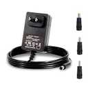 6V 1A DC Power Supply Adapter AC 6Volt 1000mA Wall Charger DC Plug 5.5x2.1mm & 2.5mm for 6V 100mA 200mA 300mA 500mA 600mA 800mA 100mA Device