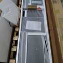 Walker Edison Wren Classic 6 Cubby TV Stand for TVs up to 80 Inches, 70 Inch, Black