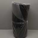 ARNIS Modern Plant Pots, Set of 2 Round Large Planters with Stand, Large Size Metal Pots with Drainage Holes for Living Room, Office, Garden or Balcony, 10.5 &12.25 Inch, Black & Gold