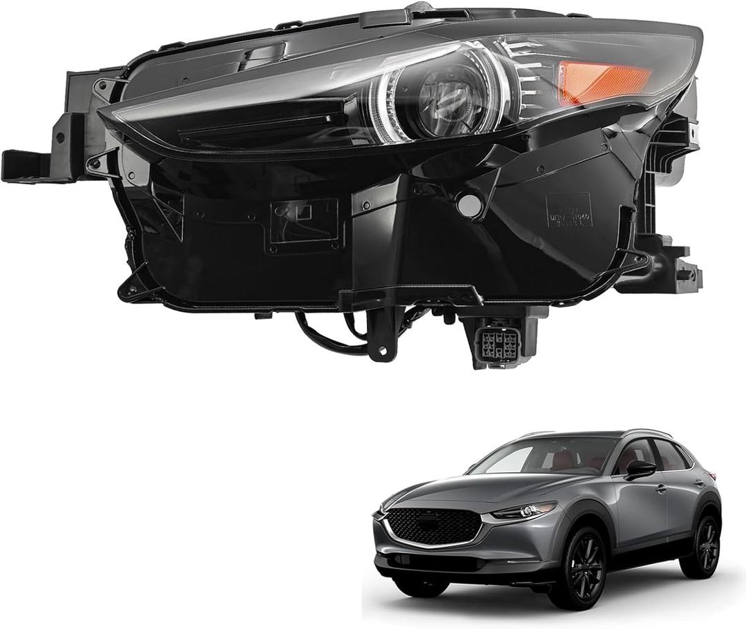 DGJ15-1040 Left LED Headlight Assembly with DRL AFS Driver Side Headlamp Compatible with 2020 2021 2022 2023 2024 Replace#DGJ151040 DGJ1-51-040A DGJ1-51-040B DGJ151040B