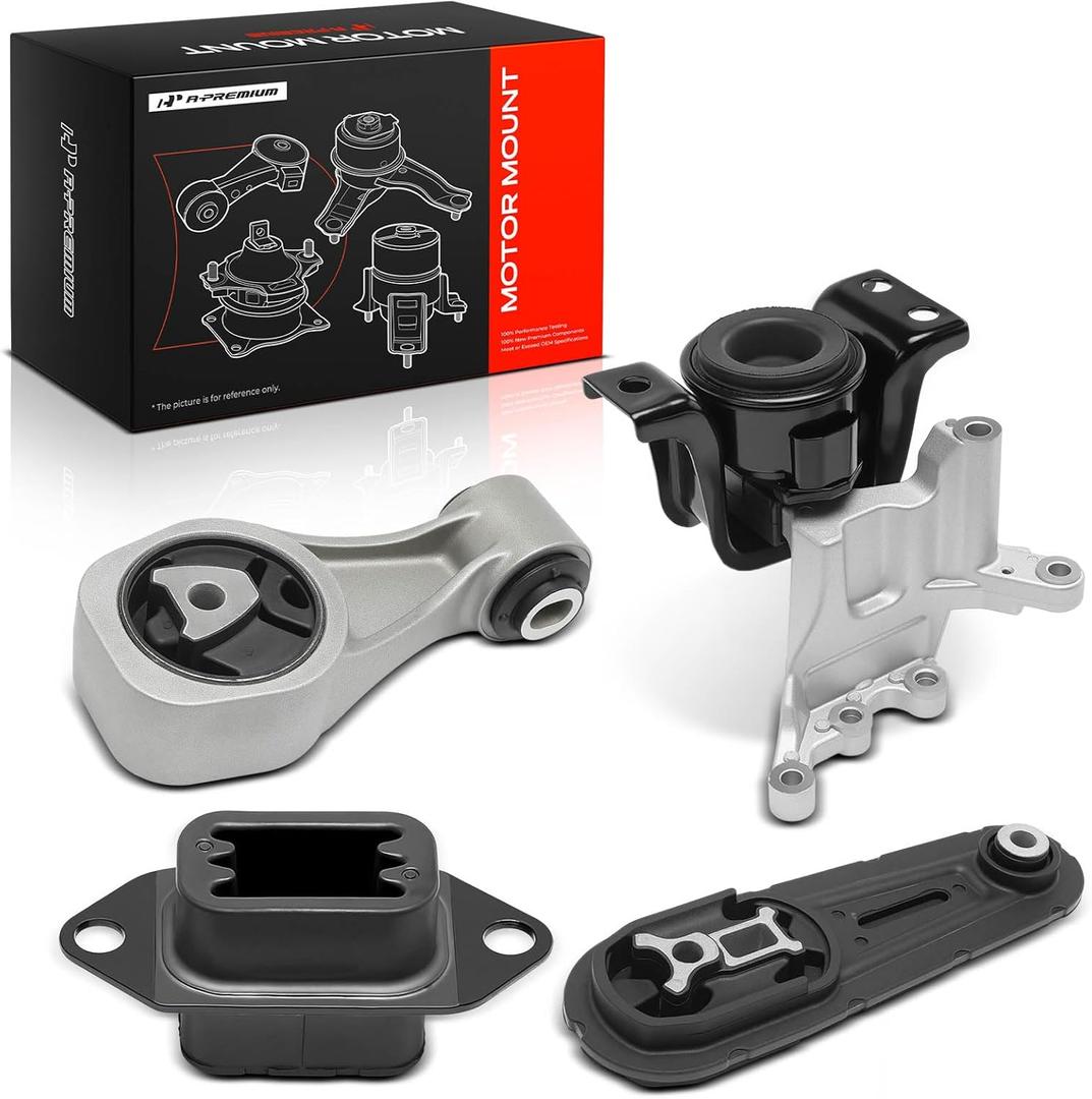 A-Premium 4PCS Engine Motor Mount Transmission Mount and Torque Strut Mount Set Compatible with Nissan Sentra 2013-2019, Juke 2011-2012, L4 1.6L 1.8L, Replace# 113503SG0A, 112201KG0A