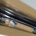 Black Wall Mounted Shower Rod 28 to 73" Adjustable