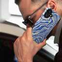 Toulas Case for iPhone 16 Plus,[Compatible with MagSafe]Deep Blue Waves Design Phone case,Hybrid Double-Layer Protection,Shockproof Fingerprint Resistant