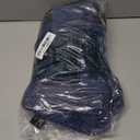 Supet Inflatable Dog Cone Collar for Dogs to Stop Licking, Dog Donut Collar After Surgery, Soft Pet Cone (L(Neck 12"-16"), Navy)