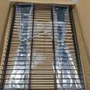 2 Pack Slatwall Shelves 24X16.5 Inch, Heavy Duty Metal Slat Wall Wire Shelf for Retail, Garage, Home Storage, Universal Slatwall Accessories (2PC, Black)