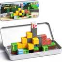 Magnetic Adventure Travel STEM：35PCS Mini Blocks Kit for Ages 3-5
