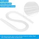 PATIKIL 720pcs Quilling Strips Paper 3/16"(5mm) 21"(54cm) Origami Paper Quilling Strip for Art DIY Hand Craft Christmas, White