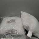 Set of 3 Ultra Plump Cotton Fabric Throw Pillow Inserts, Filler for Decorative Cushion Cover, 18 X 18 Inches, There are Multiple Sizes to Choose from