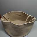 Large Woven Storage Basket for Blankets and Toys 20" x 13" Inch