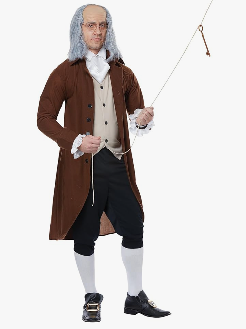 California Costumes mens Benjamin Franklin - Colonial Man - Adult Costume Large