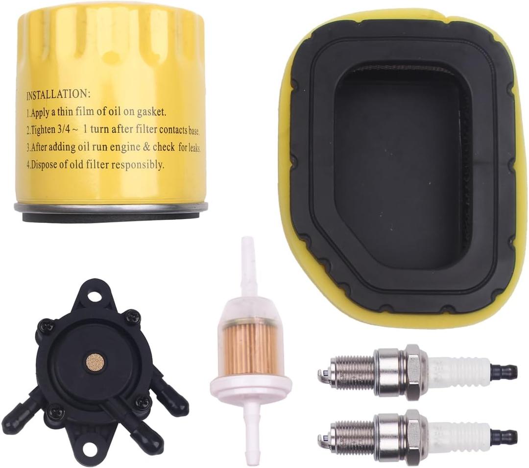 New Air Filter Oil Filter Kit Compatible With Kohler Courage SV710 SV715 SV720 SV730 SV735 SV740 23 HP Engine LX500 74381 74399 LT1045 LTX1046 MIU11943 Z510A Replace 32 083 03-S 32 789 01-S