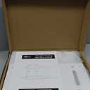 WALI Floating TV Shelf, 2 Tier Projector Shelf for DVD Players, Routers, Game Consoles, Cable Boxes, Living Room Decor Accessories, Wall Mount Shelves Holds Up to 22lbs (CS202NW), 2-Shelf, White